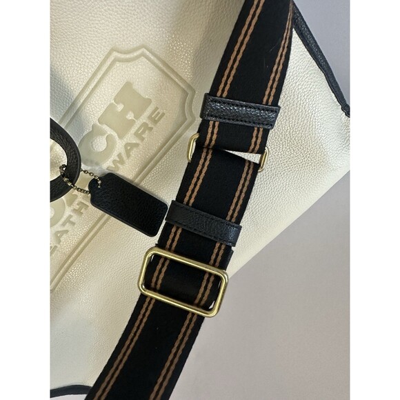 Coach Leatherware Colorblock Tote Double Top Handles/Crossbody Strap H2039-C0774 - Picture 14 of 15